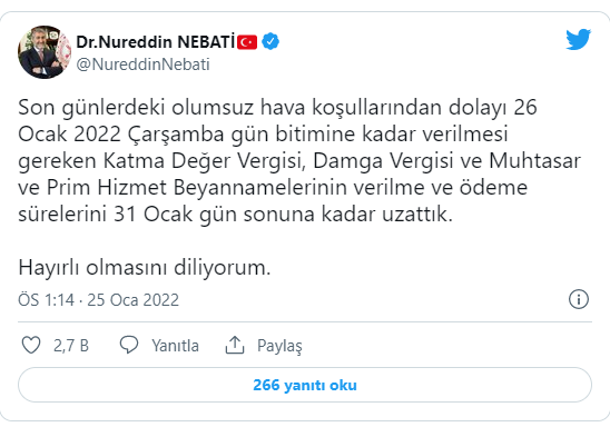 Son dakika: Vergi ödemeleri ile ilgili flaş karar! Süre uzatıldı...